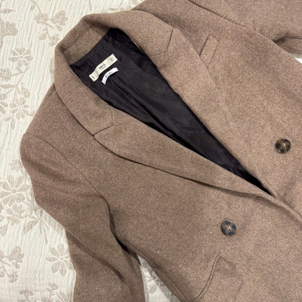 MANGO Wool Blend coat